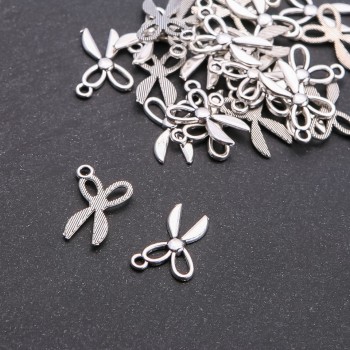 Фурнітура підвіска Ножиці dмм, довжина 14х20мм фас. 20гр. + - 24шт