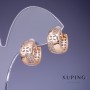 Náušnice Xuping 15×8 mm «pozlacení 18K»