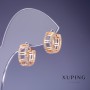 Náušnice Xuping 6×14 mm pozlacení 18K