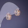 Náušnice Xuping Nekonečno 12×6 mm pozlacení 18K
