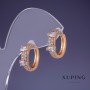 Náušnice Xuping 16×5 mm pozlacené 18K