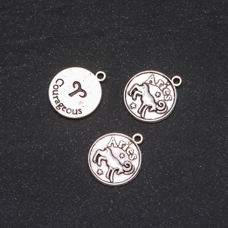 Přívěšek Zvěrokruh Beran, průměr 17 mm, balení 20 g ± 11 ks