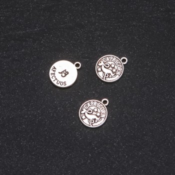Přívěšek Zodiak Kozoroh, průměr 12 mm, balení 20 g ± 19 ks