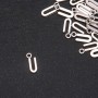 Přívěšek s písmenem U, 17×7 mm, balení 20 g (± 30 ks)