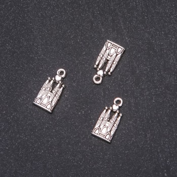 Přívěšek Zámek 9×19 mm, balení 20 g ±18 ks