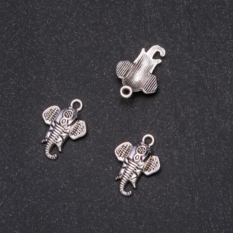 Přívěšek Slon, 15×22 mm, balení 20 g, ±16 ks
