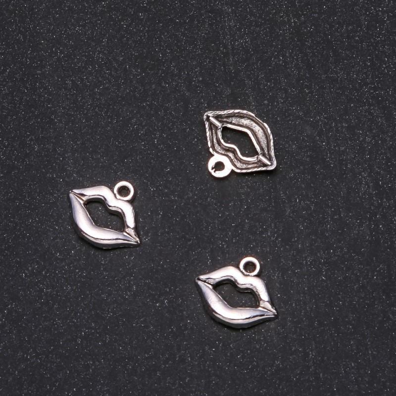 Přívěsek «Rty» 17×14 mm, balení 20 g, cca 27 ks