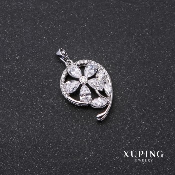 Přívěšek Xuping Květina 29×24×17 mm rhodiovaný