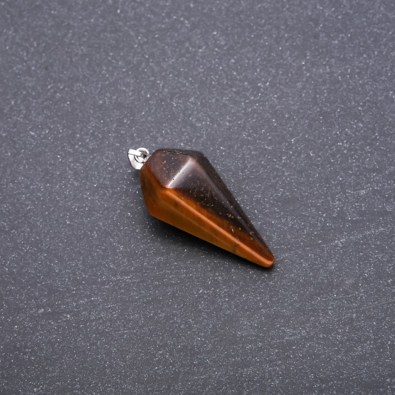 Přívěsek „Kyvadlo“ z tygřího oka 40×30×13 mm