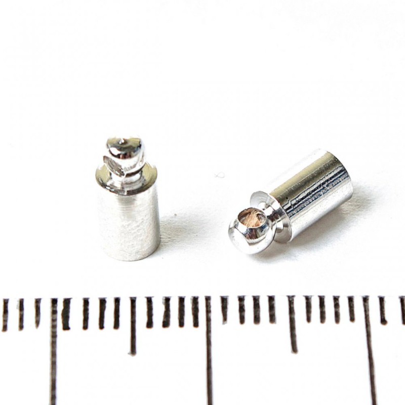Koncovka na šňůrky, průměr 4 mm, balení 38 ks (±)