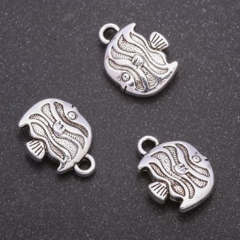 Přívěšek Rybička, průměr 17×13 mm, hmotnost 20 g, balení 8 ks