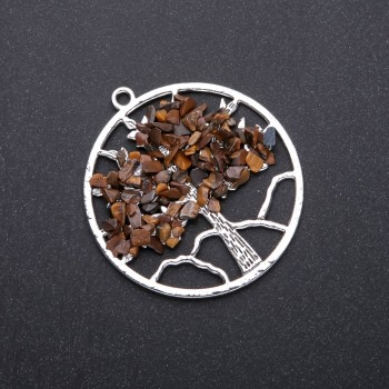 Přívěsek "Strom štěstí" z tygřího oka