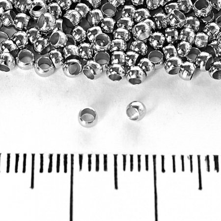 Krimpy pro korálky 3 mm, balení 320 g