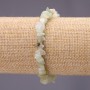 Náramek z přírodního onyxu, drobné kamínky, průměr 7(±)mm, na gumičce, délka 18 cm