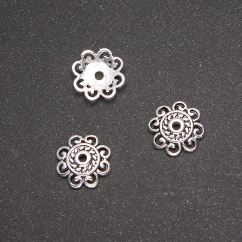 Koncovka pro šperky, průměr 13 mm, vnitřní průměr 7 mm, balení 20 g ± 17 ks