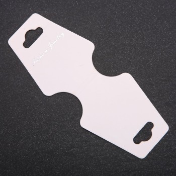 Kartička na řetínek a/nebo náramek, 10×4 cm, karton, 200 ks, balení