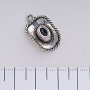 Přívěsek Klobouk, barva stříbrná, 22×13 mm, balení 20 g ± 11 ks