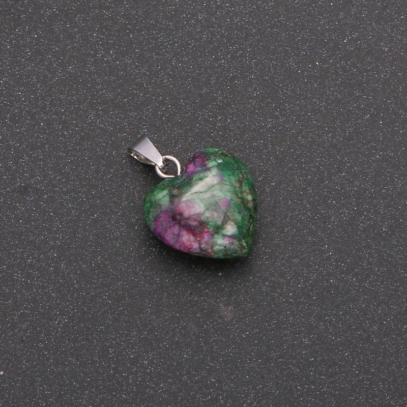 Přívěsek «Srdce» ze zoizitu 14×14×23 mm