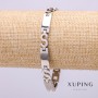 Náramek Xuping s rhodiovaným povlakem, tloušťka 7 mm, délka 19 cm