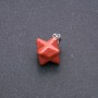 Přívěšek Merkaba z aventurinu Zlatý písek 10×10 mm