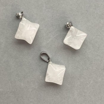 Přívěsek Merkaba z horského křišťálu 10×10 mm