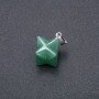 Přívěšek Merkaba z nefritu 10×10 mm