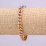 Náramek Xuping, tloušťka 7 mm, délka 19 cm, pozlacený