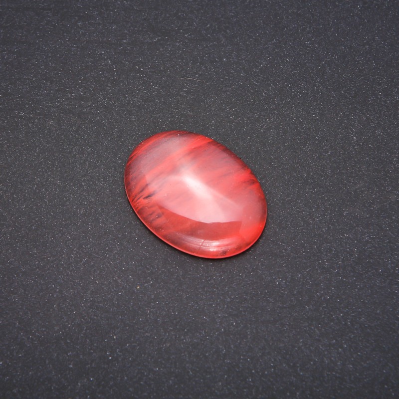 Kabošon z kalcedonu 40×30 mm, oválný