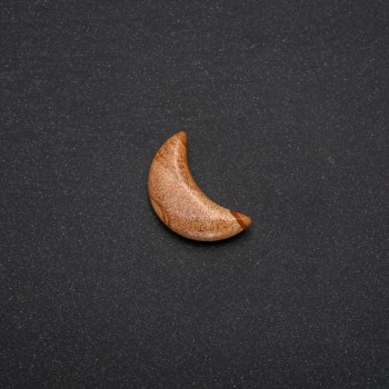 Suvenýrní kámen Paisážní jaspis ve tvaru Měsíce 16×30×8(±)mm