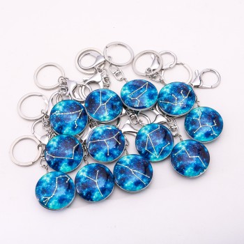 Klíčenky Zodiak fosforeskující, sada 12 ks, cena za balení, délka 10 cm