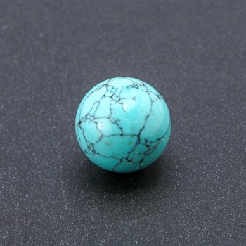 Suvenýrová koule z tyrkysového kamene (lisovaný), průměr 20 mm+