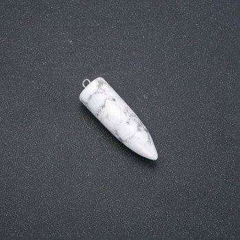 Přívěšek – kyvadlo z chalcedonu, kulička 13×40×45 mm (+-)