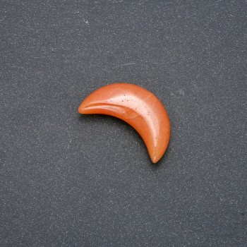 Půlměsíc z karneolu 12×30×8 mm (±) bez otvoru