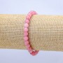 Náramek z turmalínu na gumičce (umělý) – hladké kuličky, průměr 6 mm, délka 18 cm