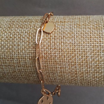 Náramek Xuping s pozlacením 18K, délka 17–19 cm, tloušťka 4 mm+