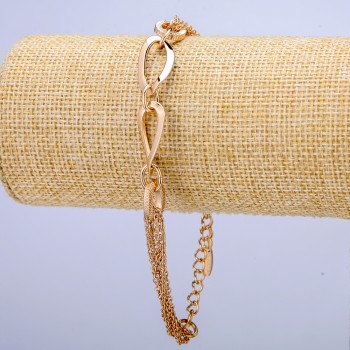 Náramek Xuping pozlacení 18K, tloušťka 8 mm, délka 20–25 cm