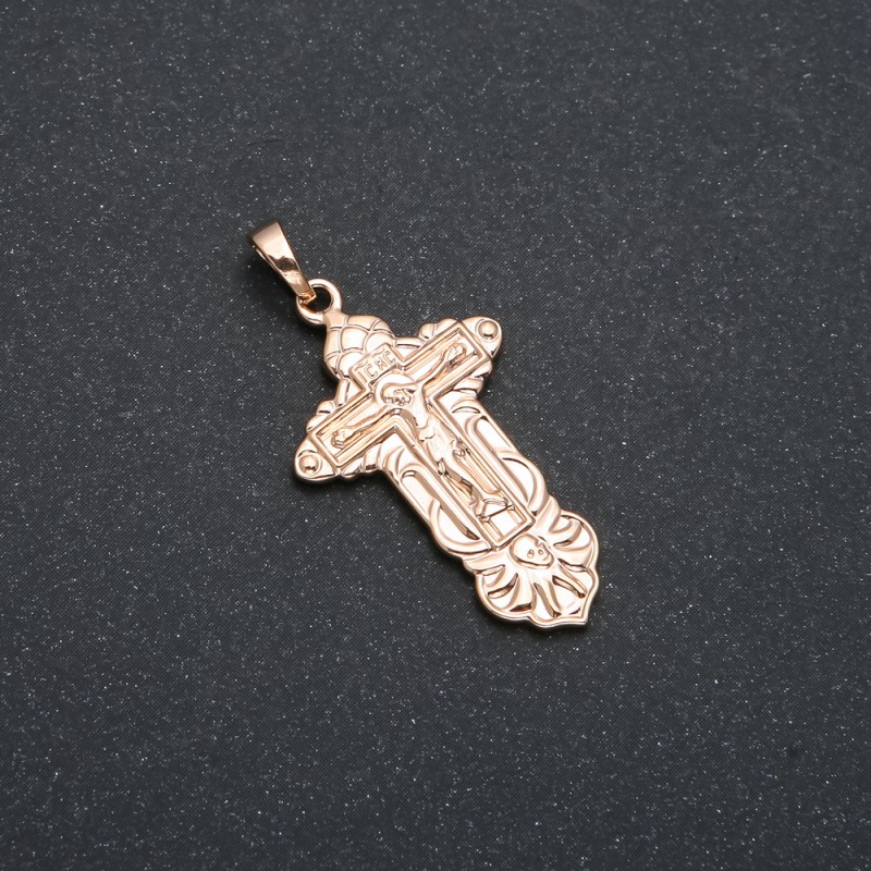 Přívěšek Xuping pozlacení 18K kříž, průměr 35×18 mm +