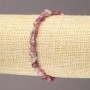 Náramek na gumičce z přírodního turmalínu, facetované korálky o průměru 5×7 mm +