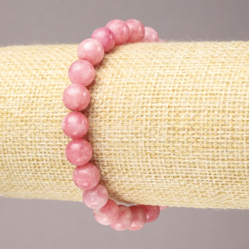 Náramek z turmalínu na elastické gumičce – hladká kulička, průměr 8 mm+