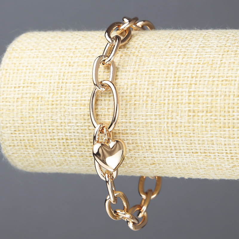 Náramek Xuping s pozlacením 18K, tloušťka 8,5 mm, délka 20 cm