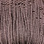 Korálky českého křišťálu na vlascu frézované matné rondely, průměr 3×2,5 mm + -, délka 36–38 cm +