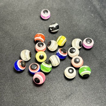 Korálky mix, Ø 10 mm, balení 50 ks, 30 g