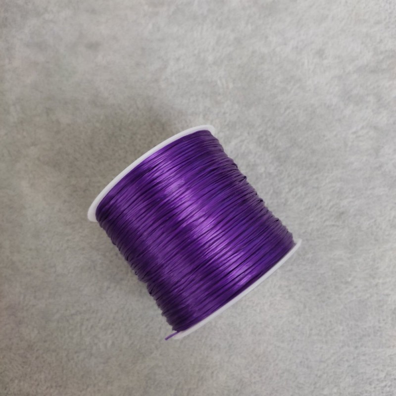 Elastická guma pro ruční tvorbu, cívka, fialová, délka 30 m +