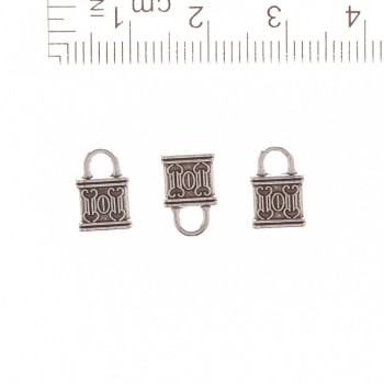 Přívěsek šperková součástka Zámek 10×7 mm