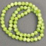 Korálky Onyx (akryl) na niti – hladká kulička, průměr cca 6 mm, délka 40 cm ±