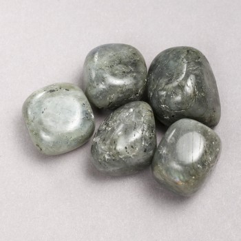Suvenýrový přírodní kámen labradorit, průměr 22×20 mm ± (balení 100 g)