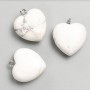Přívěšek Srdce z chalcedonu, rozměr 27×25×10 mm