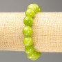 Náramek z syntetického onyxu na gumičce, průměr 12,5 mm, délka 18 cm