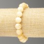 Náramek na gumičce Perleť Balamut (umělý akryl) hladká kulička, průměr 10 mm, délka 18 cm