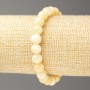 Náramek Perleťový balamut (akryl), průměr 8 mm ±, délka 18 cm ±, hladká kulička na elastické gumičce
